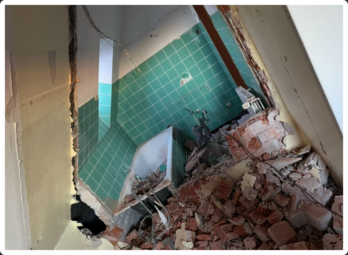 Entrümpelung Badezimmer – vor der Räumung